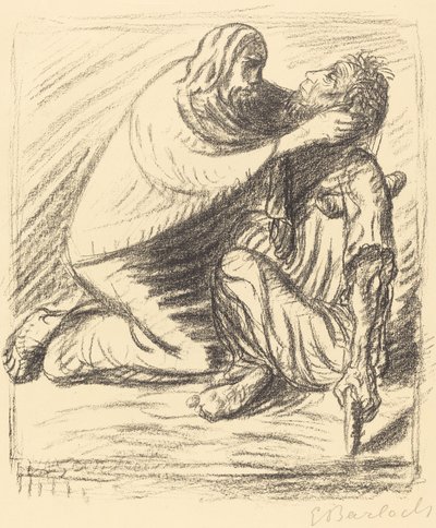 Boldogok az irgalmasok alkotó: Ernst Barlach