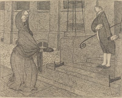 Felső osztályú, 1906. alkotó: Ernst Barlach