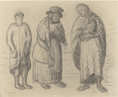 Három ábra alkotó: Ernst Barlach