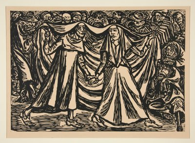 Totentanz II (Haláltánc II) alkotó: Ernst Barlach