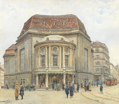 A Bécsi Városi Színház, 1924. alkotó: Ernst Graner