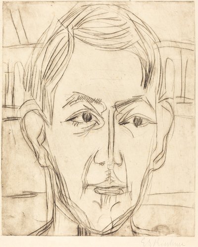 Dr. Hans Bütow, 1925. alkotó: Ernst Ludwig Kirchner