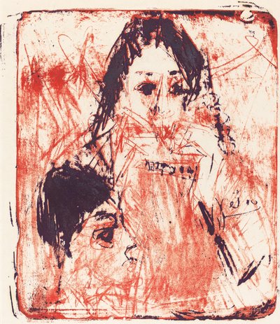 Harmonikus, 1919. alkotó: Ernst Ludwig Kirchner
