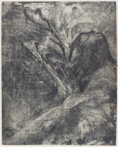 Berge-hegység, 1920. alkotó: Ernst Ludwig Kirchner