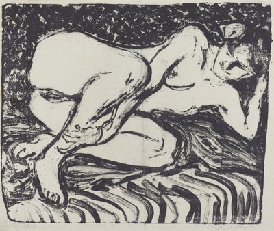 Fekvő akt, 1907. alkotó: Ernst Ludwig Kirchner