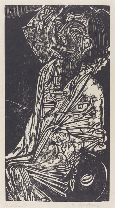Goldstein professzor felesége, 1916. alkotó: Ernst Ludwig Kirchner