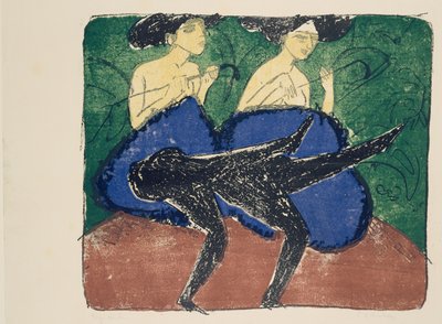 Amerikai lányok alkotó: Ernst Ludwig Kirchner