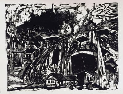 Königstein im Taunus vasútállomás alkotó: Ernst Ludwig Kirchner