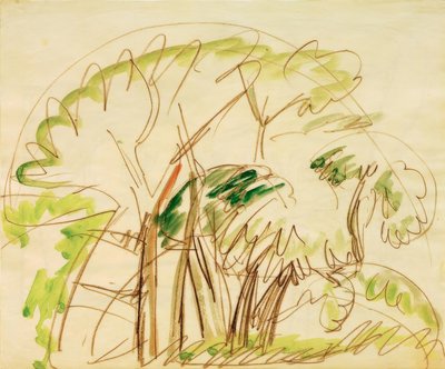 Faliget a Fehmarn-on alkotó: Ernst Ludwig Kirchner