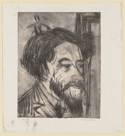 Enrico Padua professzor portréja alkotó: Ernst Ludwig Kirchner