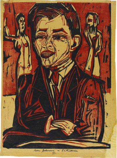 Will Grohmann (1887-1968) nagy mellképe alkotó: Ernst Ludwig Kirchner