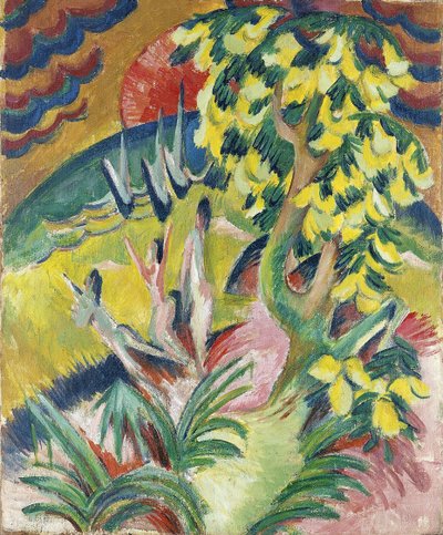 Curving Bay, c. 1914 alkotó: Ernst Ludwig Kirchner