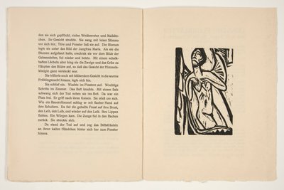 A Canoness és a halál. Illusztrációk Alfred Doeblin regényéhez alkotó: Ernst Ludwig Kirchner