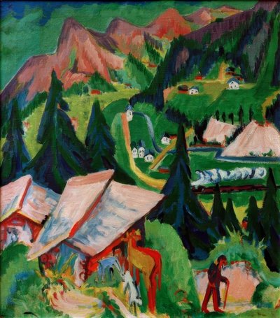 A Junkerboden a stafelből alkotó: Ernst Ludwig Kirchner