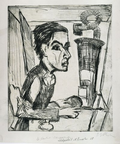 A festő alkotó: Ernst Ludwig Kirchner