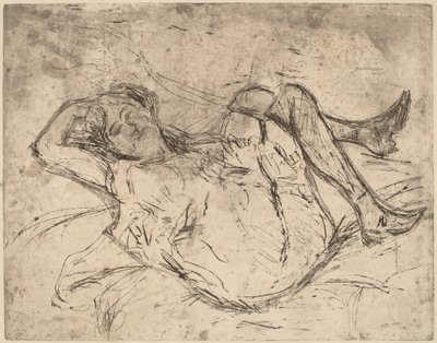 Álmodozó lány alkotó: Ernst Ludwig Kirchner