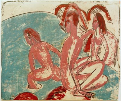 Kirchner E.L., három kövön fürdőző alkotó: Ernst Ludwig Kirchner