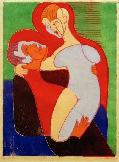 E.L. Kirchner, szerelmesek (The Hembusse) alkotó: Ernst Ludwig Kirchner
