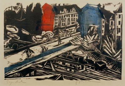 E.L. Kirchner, a Wannseebahn felüljáró hídja alkotó: Ernst Ludwig Kirchner