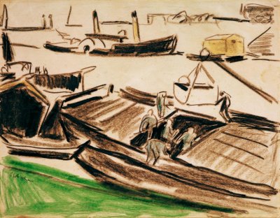 Elbe csírák II alkotó: Ernst Ludwig Kirchner