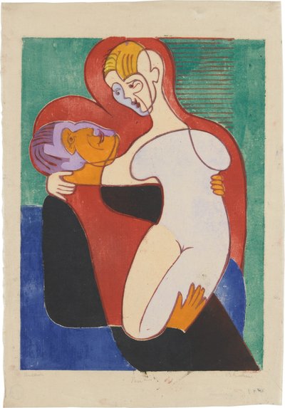 Elisabeth és Julius Hembus (Szerelmespár; A Hembus házaspár) alkotó: Ernst Ludwig Kirchner