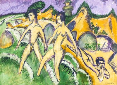 Belépés a tengerbe alkotó: Ernst Ludwig Kirchner