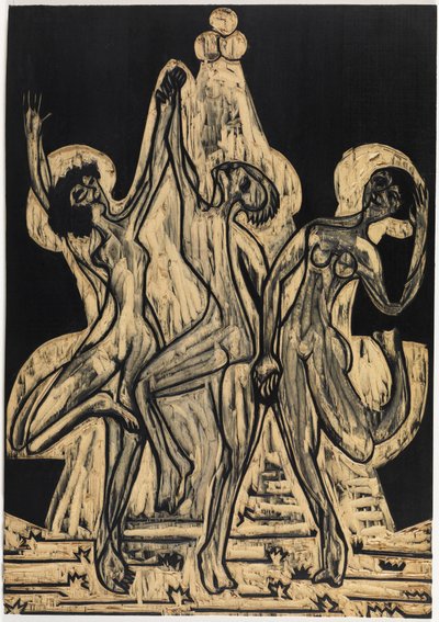 Színtánc, rajzkészlet alkotó: Ernst Ludwig Kirchner