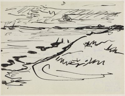 Fehmarn-part alkotó: Ernst Ludwig Kirchner