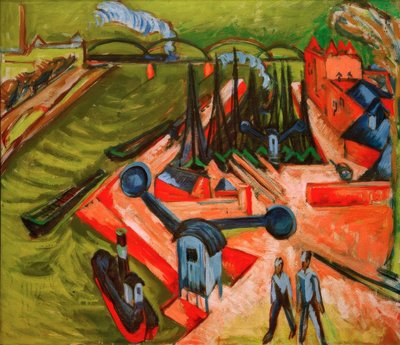 Frankfurter Westhafen alkotó: Ernst Ludwig Kirchner