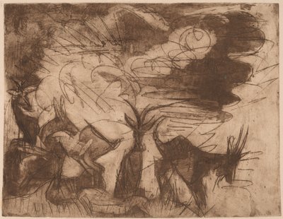 Kecske és felhők alkotó: Ernst Ludwig Kirchner