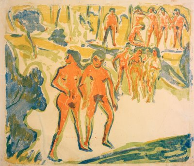 A Badender csoport alkotó: Ernst Ludwig Kirchner