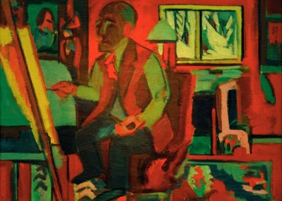 Holland a stúdióban - Jan Wie- gers alkotó: Ernst Ludwig Kirchner