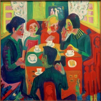 Kávézóasztal alkotó: Ernst Ludwig Kirchner