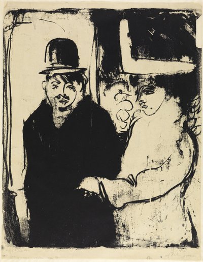 Prostituáltak és strici alkotó: Ernst Ludwig Kirchner