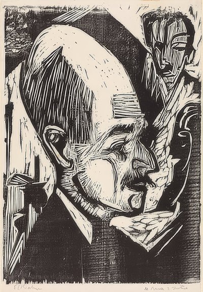 Vezetője Dr. Gazda. 1921 alkotó: Ernst Ludwig Kirchner