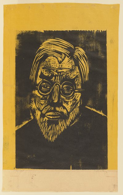 Kopf Jakob Bosshart alkotó: Ernst Ludwig Kirchner
