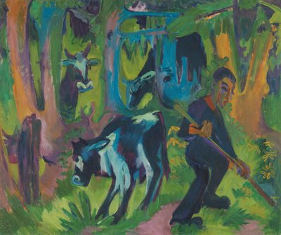Tehén az erdőben alkotó: Ernst Ludwig Kirchner