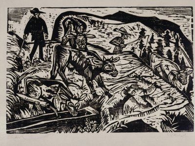 Tehenek és pásztorok alkotó: Ernst Ludwig Kirchner