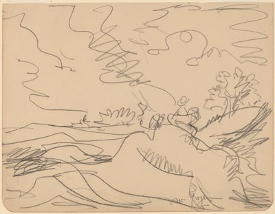 Táj a Taunusban alkotó: Ernst Ludwig Kirchner