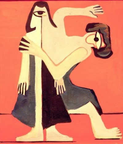 Maszkos tánc alkotó: Ernst Ludwig Kirchner