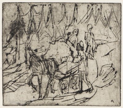 Tejesszekér alkotó: Ernst Ludwig Kirchner