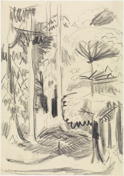 Vegyes erdő alkotó: Ernst Ludwig Kirchner