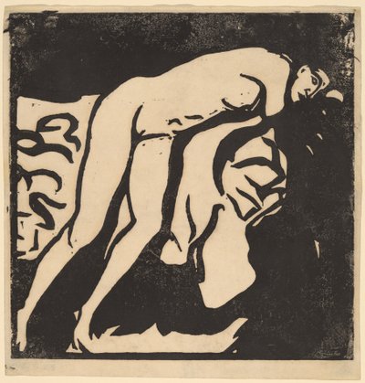 Meztelen lány alkotó: Ernst Ludwig Kirchner
