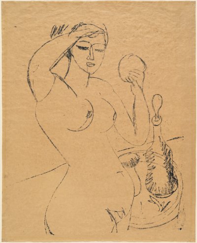 Meztelen lány a WC-jében alkotó: Ernst Ludwig Kirchner
