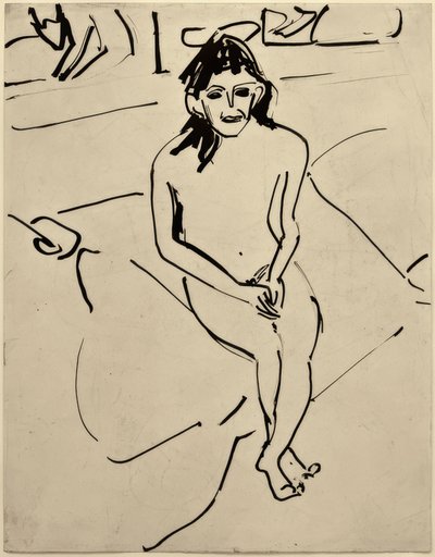 Névtelen (Marcella) alkotó: Ernst Ludwig Kirchner