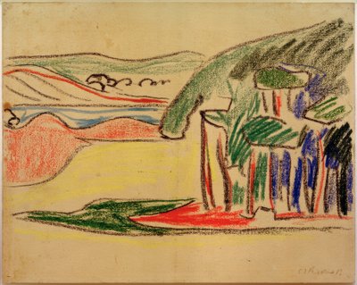 Cím nélkül (Moritzburger Teiche) alkotó: Ernst Ludwig Kirchner