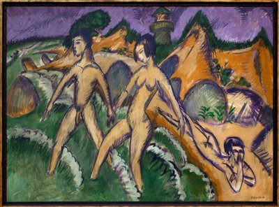 Tengerentúl. Ernst Ludwig Kirchner (1880-1938) festménye, Olaj, vászon alkotó: Ernst Ludwig Kirchner