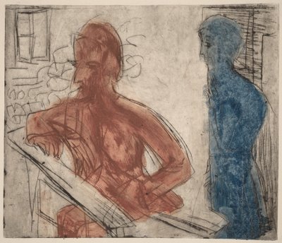 Paraszt és lány alkotó: Ernst Ludwig Kirchner