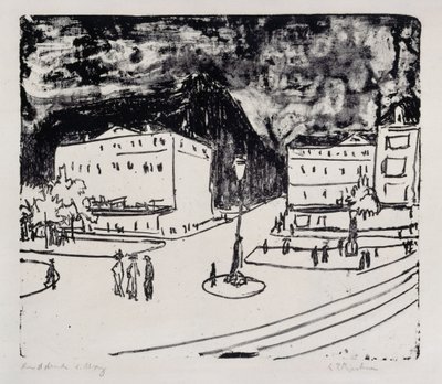 Pirnaischer Platz (Drezda) alkotó: Ernst Ludwig Kirchner