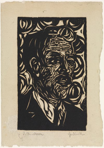 Max Pechstein portréja alkotó: Ernst Ludwig Kirchner